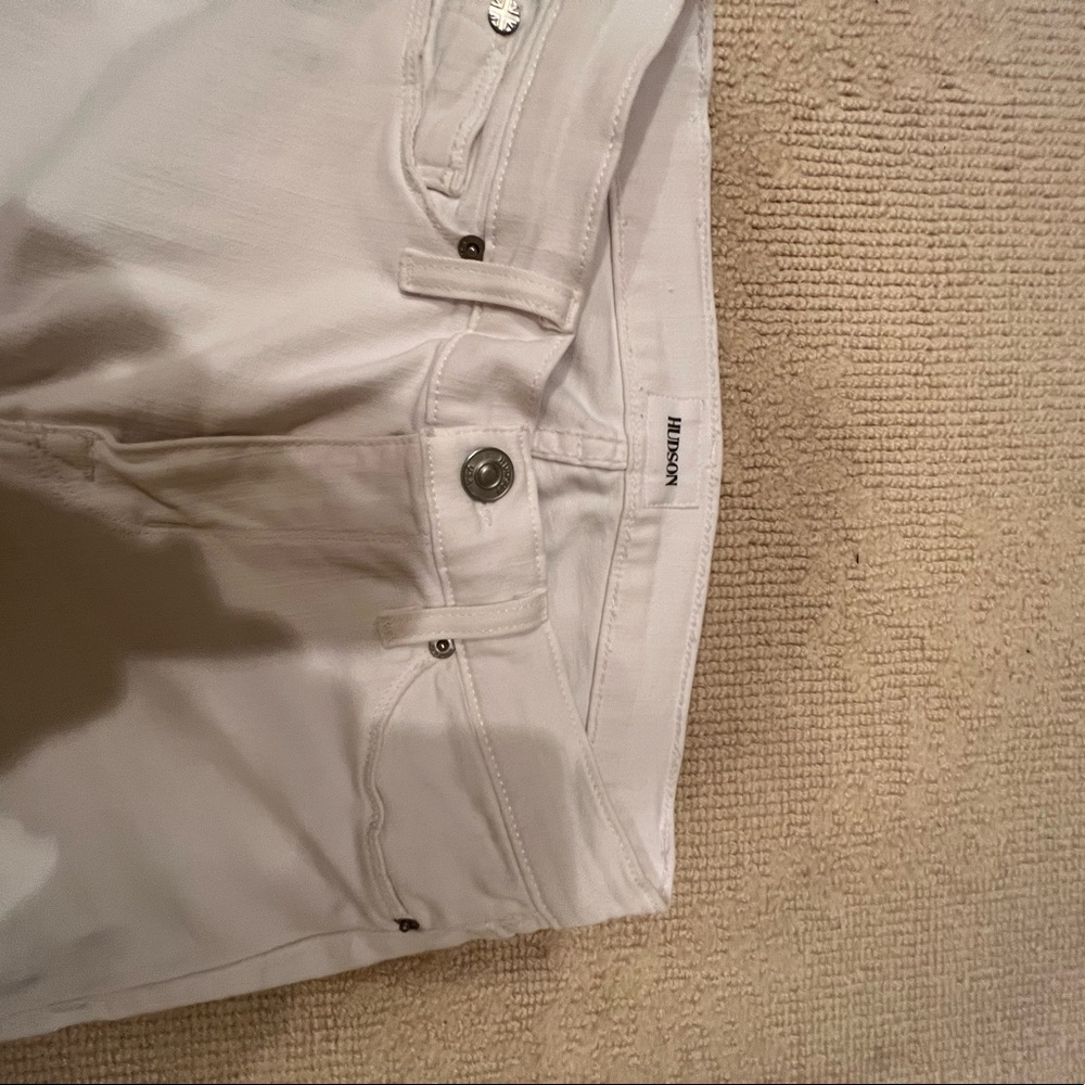 Hudson white jeans
